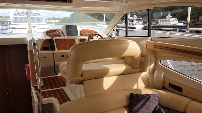 Yacht boat interior detailing valeting cleaning