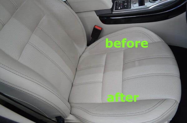 car leather seats cleaning